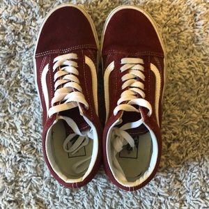Maroon Vans
